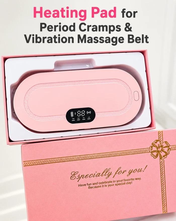 Heating pad for Period Cramps & Vibration sliming Massage belt